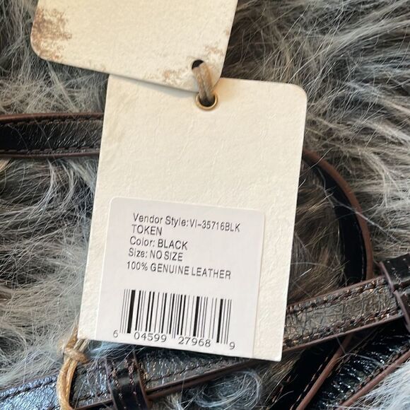 HOBO Token Black Leather Wallet Crossbody NEW with Tags - Picture 6 of 6